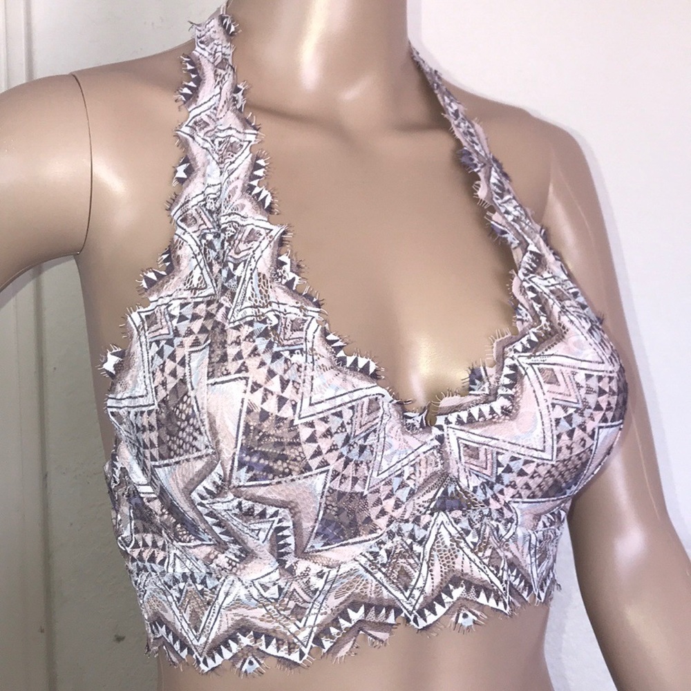 Victoria’s Secret PINK Halter Lace Bralette sz S